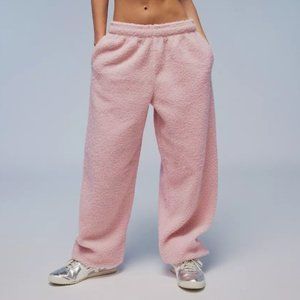 Champion Pink Teddy Drawstring Sweatpants - NWT - Women's Small